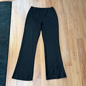 Reformation Black Flare Pants